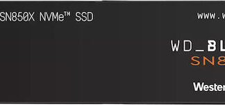 Western Digital Black SN850X W/o Heatsink SSD 1TB M.2 NVMe PCI Express 4.0 Κωδικός: WDS100T2X0E