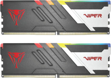 Patriot Viper Venom RGB 32GB DDR5 RAM με 2 Modules (2x16GB) και Ταχύτητα 6200 για Desktop Κωδικός: PVVR532G600C36K