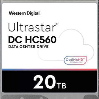 Western Digital Ultrastar DC HC520 12TB HDD Σκληρός Δίσκος 3.5" SATA III 7200rpm με 256MB Cache για NAS / Server / Καταγραφικό Κωδικός: 0F30146