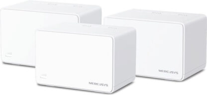 Mercusys Halo H80X v1 WiFi Mesh Network Access Point Wi‑Fi 6 Dual Band (2.4 & 5GHz) σε Τριπλό Kit