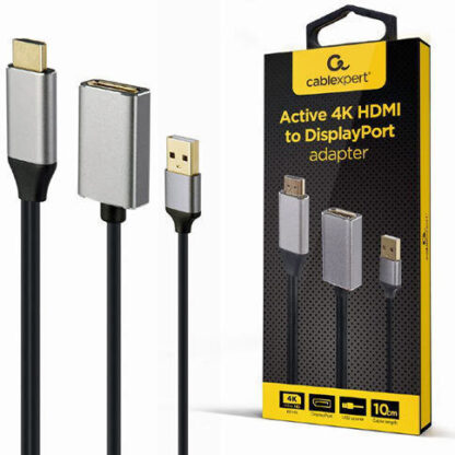 Cablexpert Μετατροπέας HDMI / USB-A male σε DisplayPort female (A-HDMIM-DPF-02)