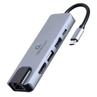 Gembird A-CM-COMBO3-03 USB Type-C 3-in-1 multi-port adapter (Hub + HDMI + PD)