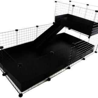 C&C modular cage one-storey 4x2 + Loft 2x1 + Black ramp