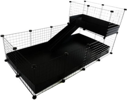 C&C modular cage one-storey 4x2 + Loft 2x1 + Black ramp