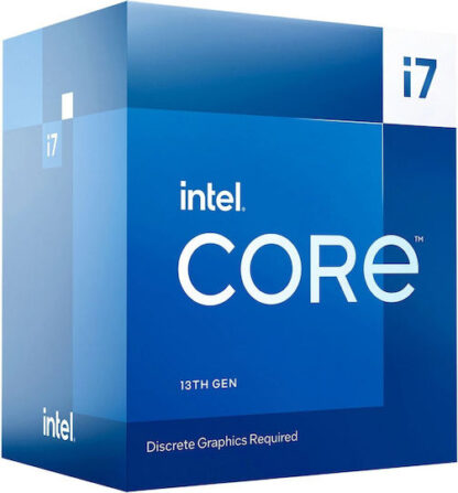 Intel Core i7-13700F 2.1GHz Επεξεργαστής 16 Πυρήνων για Socket 1700 σε Κουτί με Ψύκτρα
