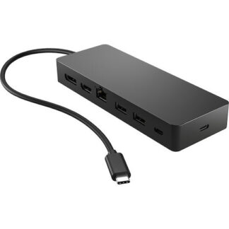 HP USB-C Docking Station με HDMI/DisplayPort 4K PD Ethernet και σύνδεση 2 Οθονών Μαύρο (50H55UT)