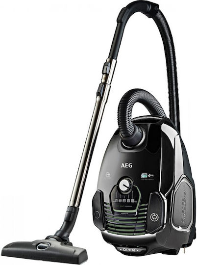 AEG VX7-2-OKOX Ηλεκτρική Σκούπα 650W με Σακούλα 3.5lt Μαύρη