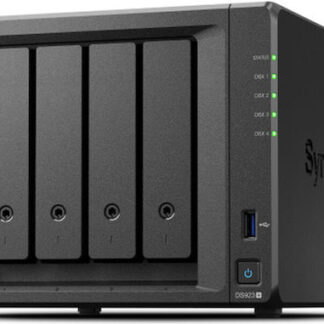 Synology DiskStation DS923+ NAS/storage server Tower Ryzen Embedded R1600 4 GB DDR4L 0 TB DiskStation Manager Black
