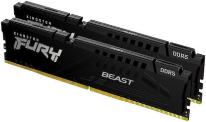 Kingston Fury Beast 64GB DDR5 RAM με 2 Modules (2x32GB) και Ταχύτητα 5600 για Desktop Κωδικός: KF556C36BBEK2-64