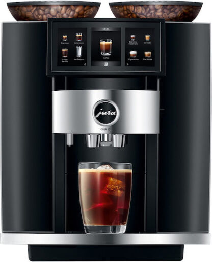 Jura Giga 10 Αυτόματη Μηχανή Espresso 2300W Πίεσης 15bar με Μύλο Άλεσης Diamond Black