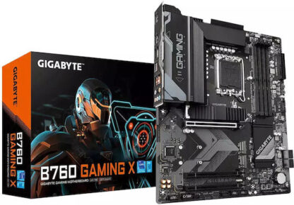 Gigabyte B760 GAMING X Motherboard - Supports Intel Core 14th Gen CPUs  8+1+1 Phases Digital VRM  up to 7600MHz DDR5 (OC)  3xPCIe 4.0 M.2  2.5GbE LAN  USB 3.2 Gen 2