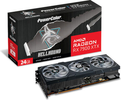 PowerColor Radeon RX 7900 XTX 24GB GDDR6 Hellhound Κάρτα Γραφικών Κωδικός: RX 7900XTX 24G-L/OC