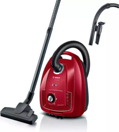 Bosch BGB38RD2 Ηλεκτρική Σκούπα 600W με Σακούλα 4lt Κόκκινη