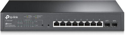TP-LINK TL-SG2210MP v4 Managed L2 PoE+ Switch με 8 Θύρες Ethernet και 2 SFP Θύρες