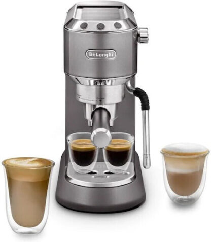 De'Longhi Dedica Arte Μηχανή Espresso 1300W Πίεσης 15bar Γκρι