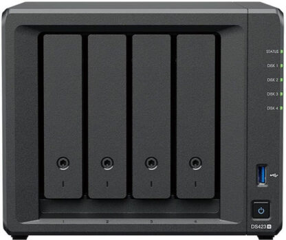 Synology DiskStation DS423+ NAS Tower με 4 θέσεις για HDD/M.2/SSD και 2 θύρες Ethernet