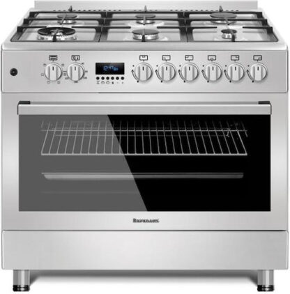 Ravanson KWGE-K90-6 Top Chef Κουζίνα 107lt με Εστίες Υγραερίου Π90εκ. Inox