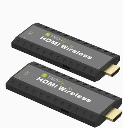 Techly IDATA HDMI-WL53 AV extender AV transmitter & receiver Black
