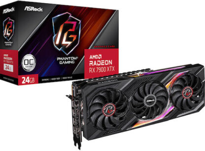 Asrock RX7900XTX PG 24GO graphics card AMD Radeon RX 7900 XTX 24 GB GDDR6
