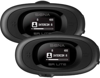 Sena 5RLITE-01D Dual Ενδοεπικοινωνία Διπλή για Κράνος Μηχανής με Bluetooth