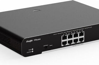 Ruijie Networks RG-ES209GC-P network switch Managed Gigabit Ethernet (10/100/1000) Power over Ethernet (PoE) Black