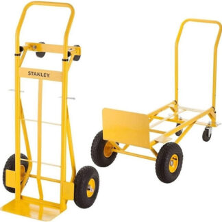 Wolfcraft Καρότσι Μεταφοράς TS850 Πτυσσόμενο για Φορτίο Βάρους έως 100kg σε Μαύρο Χρώμα