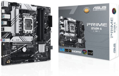 Asus Prime B760M-A-CSM Motherboard Micro ATX με Intel 1700 Socket