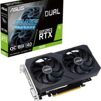PNY GeForce RTX 3050 6GB GDDR6 Verto Dual Fan Κάρτα Γραφικών Κωδικός: VCG30506DFXPB1