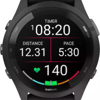 Garmin Fenix 8 Titanium 43mm Αδιάβροχο Smartwatch με Παλμογράφο (Sapphire, Carbon Grey Dlc Titanium With Black/pebble Grey Silicone Band)