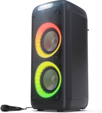 Sharp PS-949 Party-Lautsprecher mit Lichtshow schwarz