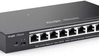 Ruijie Networks RG-ES200 Managed L2 Gigabit Ethernet (10/100/1000) Desktop/Wall-Mounting Black