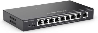 Ruijie Networks RG-ES209GC-P network switch Managed Gigabit Ethernet (10/100/1000) Power over Ethernet (PoE) Black