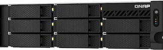 QNap TS-864EU-8G NAS Rack με 8 θέσεις για M.2/SSD και 2 θύρες Ethernet