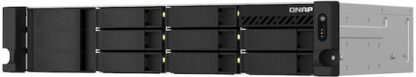 QNap TS-864EU-8G NAS Rack με 8 θέσεις για M.2/SSD και 2 θύρες Ethernet