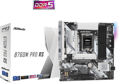 ASRock B760M Pro RS Motherboard Micro ATX με Intel 1700 Socket