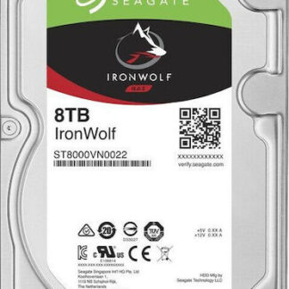 Seagate Ironwolf Pro 4TB HDD Σκληρός Δίσκος 3.5" SATA III 7200rpm με 256MB Cache για NAS Κωδικός: ST4000NT001