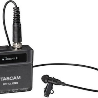 Tascam DR-10 L Pro Μονοκάναλος Ψηφιακός Φορητός Εγγραφέας Μπαταρίας για Εγγραφή σε Κάρτα Μνήμης με Διάρκεια Εγγραφής 24.5 Ώρες και Τροφοδοσία USB
