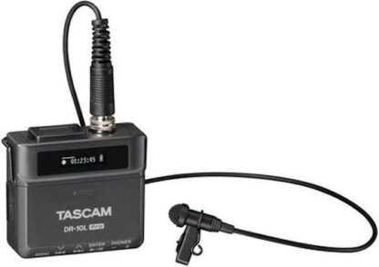 Tascam DR-10 L Pro Μονοκάναλος Ψηφιακός Φορητός Εγγραφέας Μπαταρίας για Εγγραφή σε Κάρτα Μνήμης με Διάρκεια Εγγραφής 24.5 Ώρες και Τροφοδοσία USB