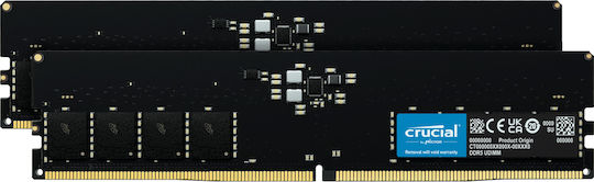 Crucial DDR5-5600 Kit       64GB 2x32GB UDIMM CL46 (16Gbit)