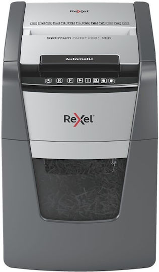 Rexel Καταστροφέας Εγγράφων AutoFeed+ 90X Cross Cut με Κάδο 34lt Κωδικός: 2020090XEU