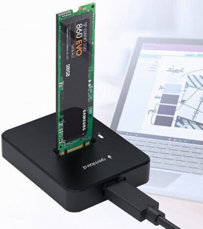 Gembird Docking Station Σκληρών Δίσκων PCIe/SATA M.2(2230)" / M.2(2242)" / M.2(2260)" / M.2(2280)" με σύνδεση USB-C (DD-U3M2)