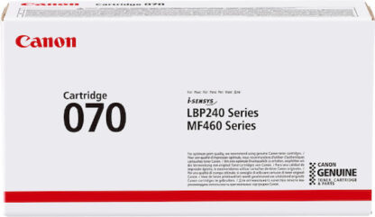 Canon 070 Γνήσιο Toner Laser Εκτυπωτή Μαύρο 3000 Σελίδων (5639C002)