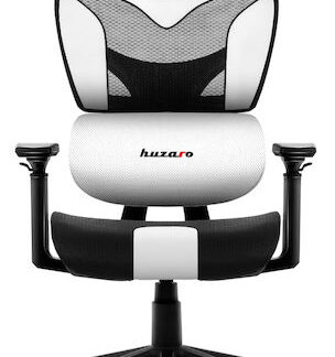 Huzaro Combat 6.2 Υφασμάτινη Καρέκλα Gaming με RGB Φωτισμό και Υποπόδιο Μαύρη