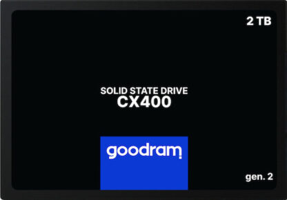 GoodRAM CX400 Gen.2 SSD 2TB 2.5'' SATA III Κωδικός: SSDPR-CX400-02T-G2