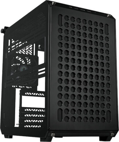 CoolerMaster Qube 500 Flatpack Gaming Midi Tower Κουτί Υπολογιστή με Πλαϊνό Παράθυρο Μαύρο