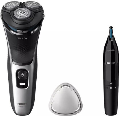 Philips Series 3000 S3143/02 Περιστρεφόμενη Ξυριστική Μηχανή Προσώπου Επαναφορτιζόμενη