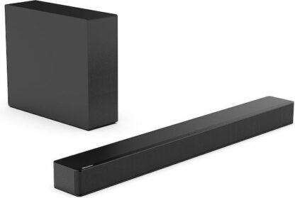 Hisense Soundbar 2.0 Bluetooth και HDMI 120W με Ασύρματο Subwoofer Μαύρο HS2100