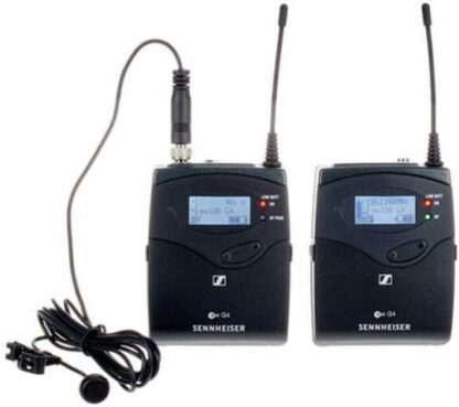 Sennheiser EW 122P G4-B 626-668MHz Σετ Ασύρματο Πυκνωτικό Μικρόφωνο Πέτου, Clip On για Κάμερα