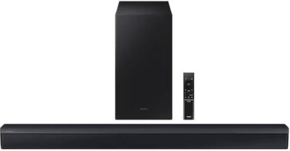 Samsung Soundbar 2.1 Bluetooth 25W με Ασύρματο Subwoofer και Τηλεχειριστήριο Μαύρο HW-C450/EN