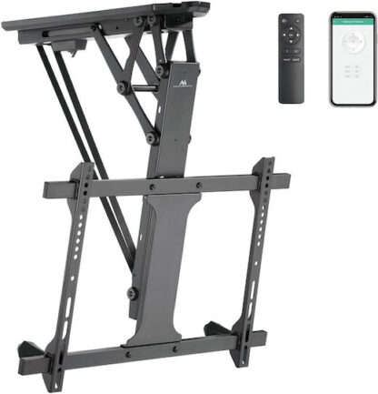 Maclean electric ceiling mount for TV  TUYA support  max VESA 600x400  for sloping walls  remote control  32 -70   35kg  MC-880T